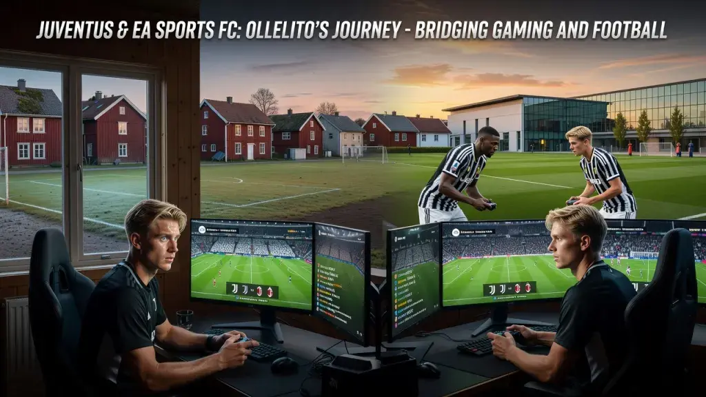Juventus and EA SPORTS FC Document Ollelito's Journey Bridging Gaming and Football