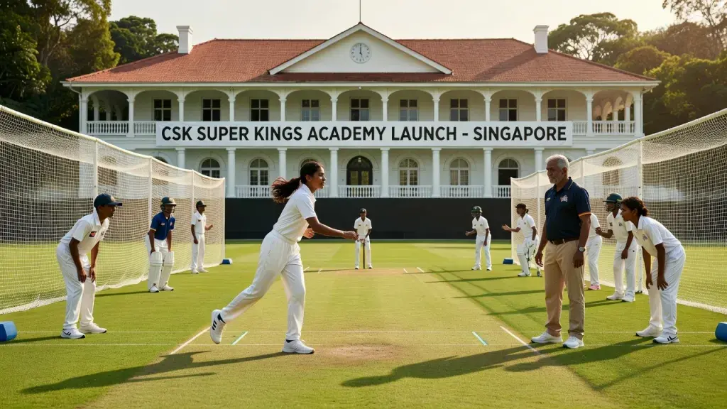 CSK Launch Super Kings Academy in Singapore to Extend Cricket's Global Reach