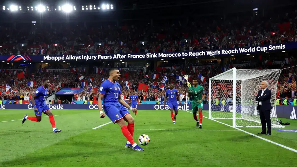 Mbappé Allays Injury Fears After France Sink Morocco to Reach World Cup Semis