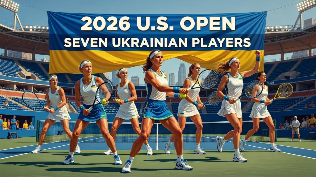 Seven Ukrainians Confirmed for 2026 US Open Main Draw
