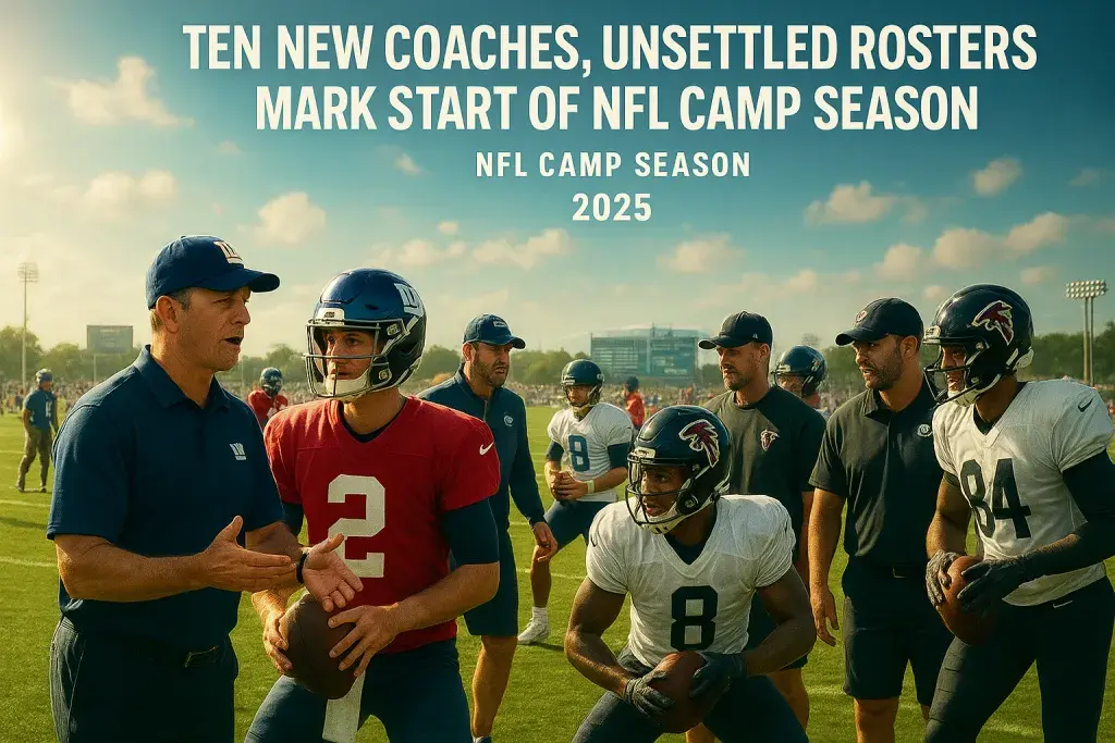 Ten New Coaches, Unsettled Rosters Mark Start of NFL Camp Season