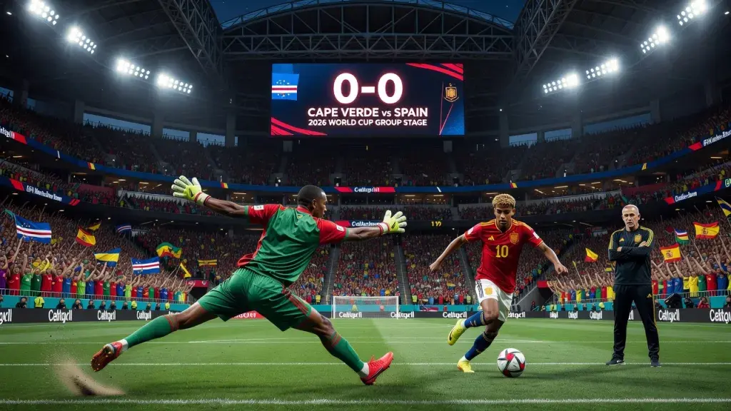 Cape Verde Stun Spain as World Cup Delivers Four Straight Draws
