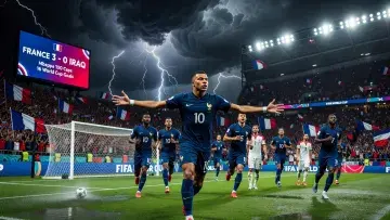 Mbappe Scores Twice on 100th Cap to Lift France Past Iraq