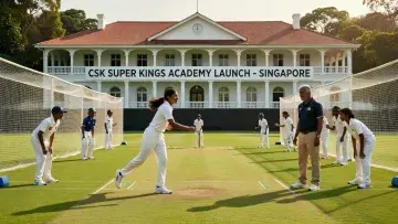CSK Launch Super Kings Academy in Singapore to Extend Cricket's Global Reach